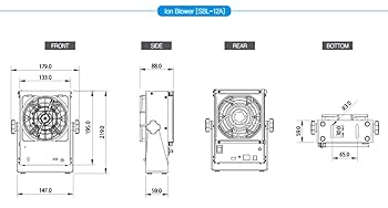 Amazon.co.jp: Sunje イオン化装置 イオンブロワー SBL 12A ESD